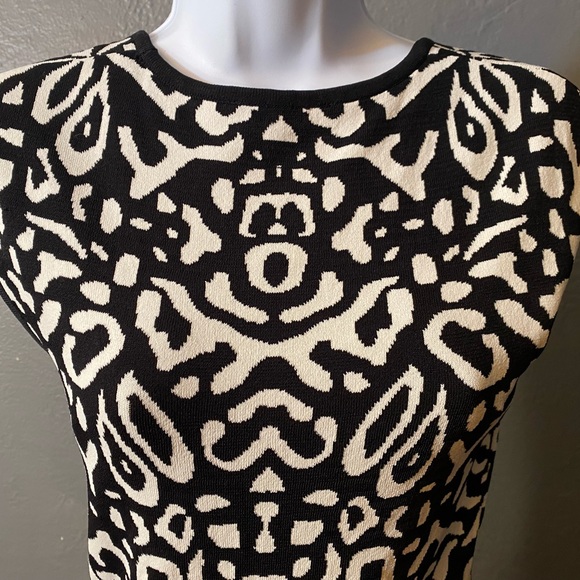 FELICITY & COCO Animal Print Jacquard Sweater Dress - Picture 3 of 16